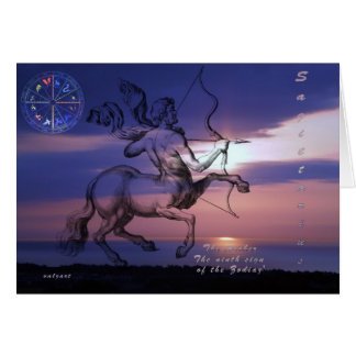 sagittarius hälsningskort