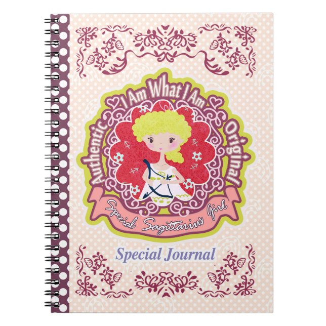 Sagittarius Horoscope Anteckningsbok (Framsidan)