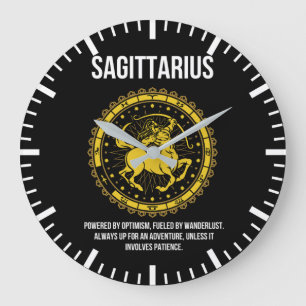 Sagittarius - Horoscope, Funny Zodiac Sign Humor Stor Klocka