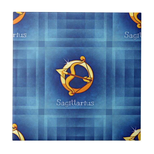 sagittarius horoscope kakelplatta (Framsidan)