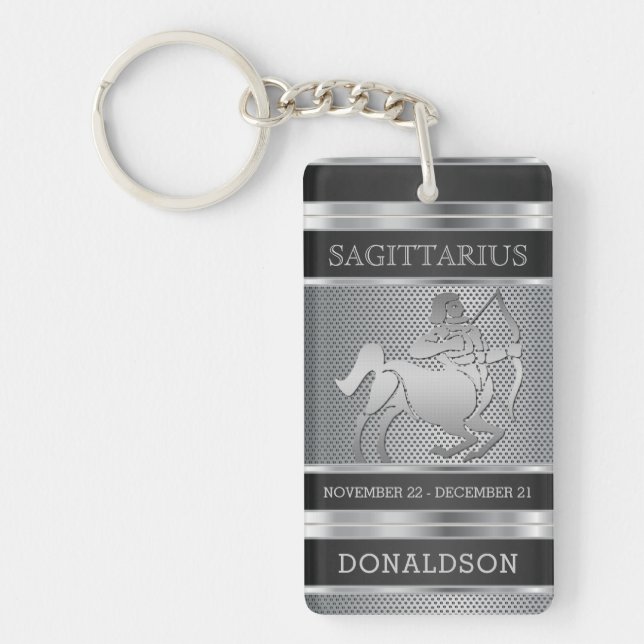 Sagittarius ♐ i Black and Silver Mesh (Framsidan)