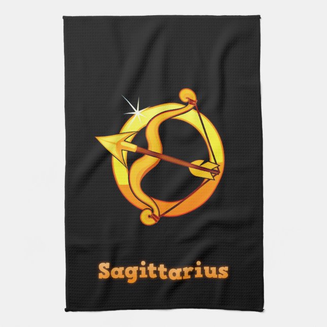 Sagittarius illustration kökshandduk (Vertikal)