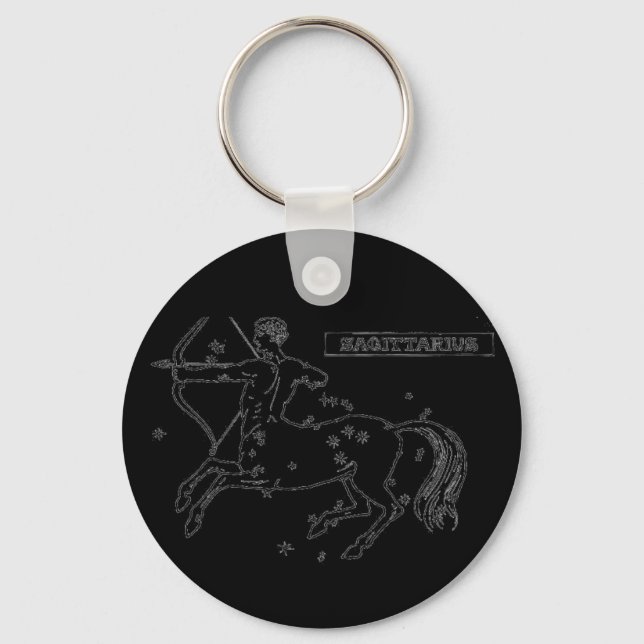Sagittarius Keychain Nyckelring (Framsida)