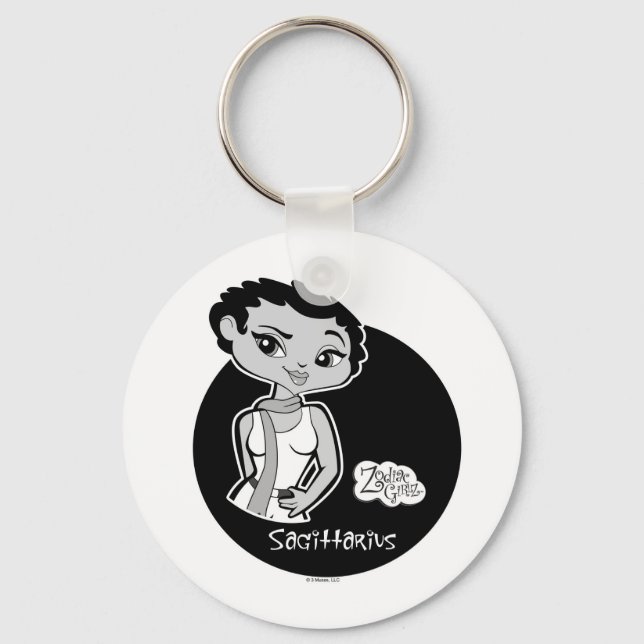 Sagittarius Keychain Nyckelring (Framsida)