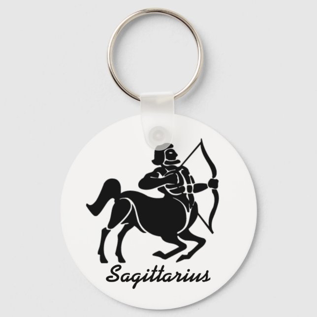 Sagittarius Keychain Nyckelring (Framsida)