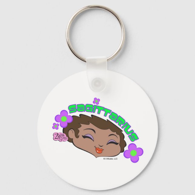 Sagittarius Keychain Nyckelring (Framsida)