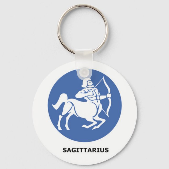 Sagittarius Keychain Nyckelring (Framsida)