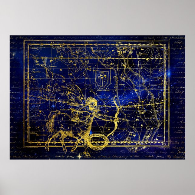 sagittarius-konstellation poster (Framsidan)