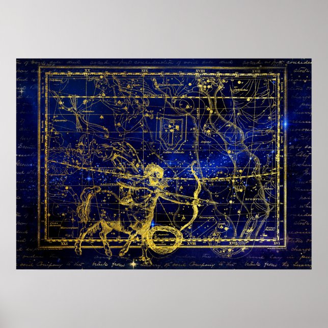 sagittarius-konstellation poster (Framsidan)