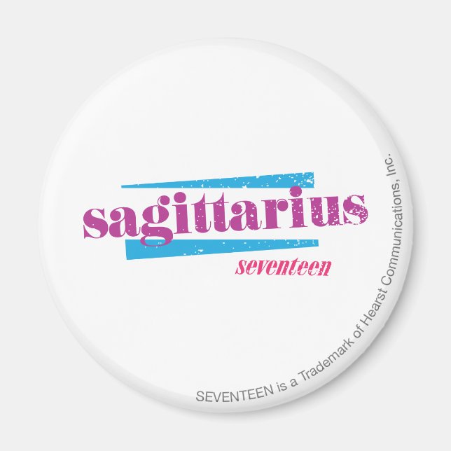 Sagittarius Lila Magnet (Framsidan)