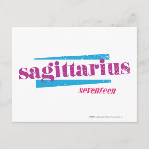 Sagittarius Lila Vykort