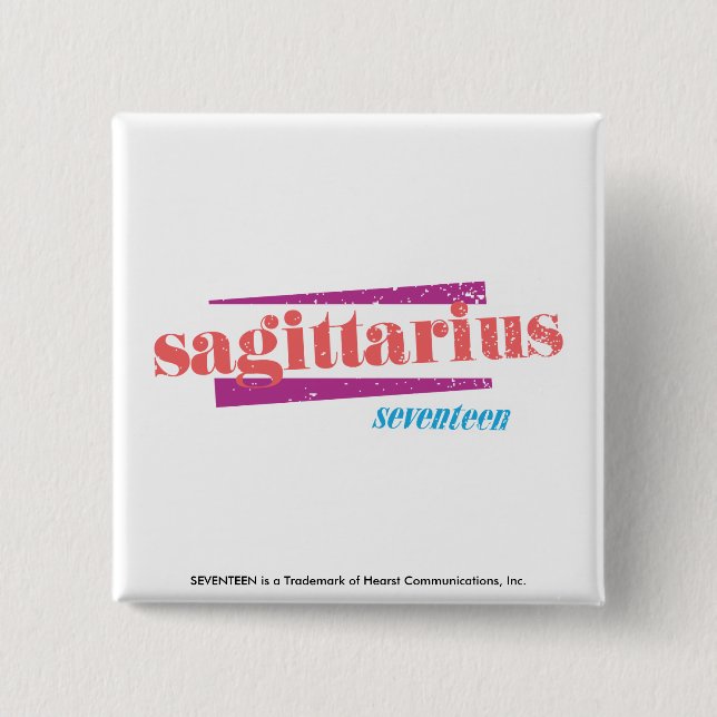 Sagittarius LtPink Knapp (Framsida)