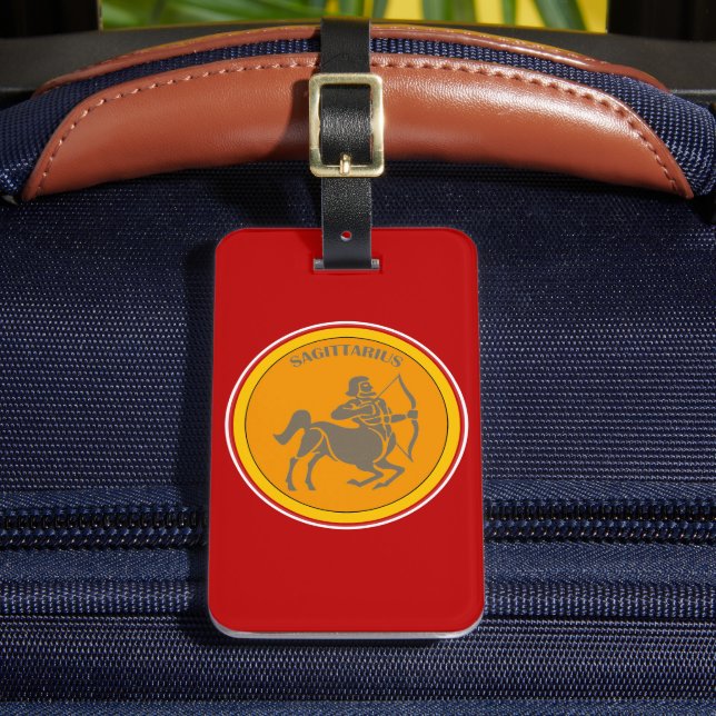 Sagittarius Luggage Tag Bagagebricka (Framsida Insitu 2)