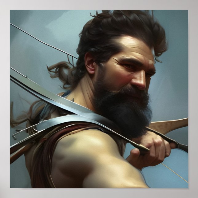 Sagittarius Man Poster (Framsidan)