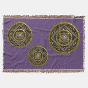 Sagittarius Mandala Kastfilt Mysfilt