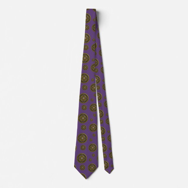 Sagittarius Mandala Manar Neck Tie Slips (Framsida)
