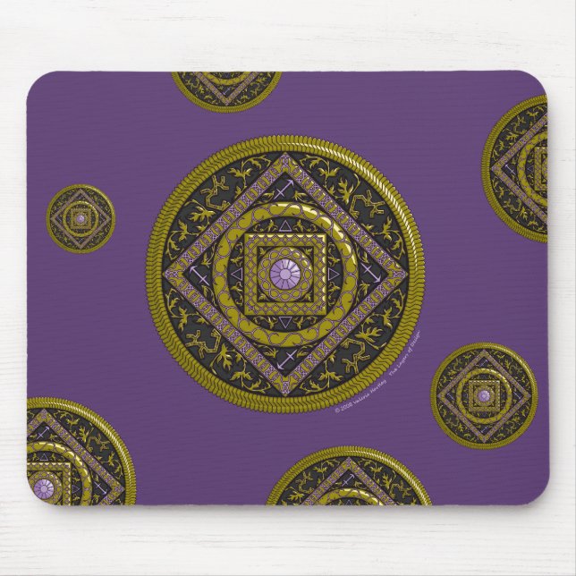 Sagittarius Mandala Mousepad Musmatta (Framsidan)