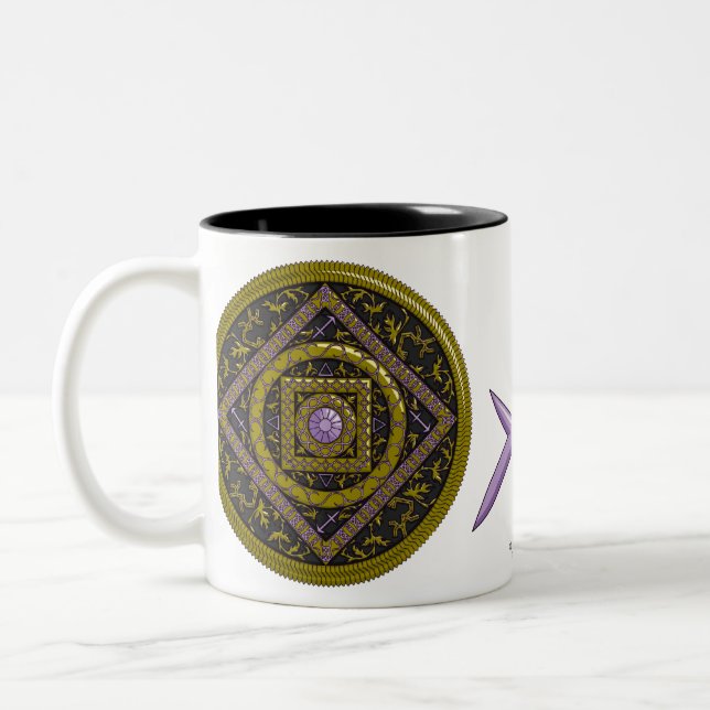 Sagittarius Mandala Mugg (Vänster)