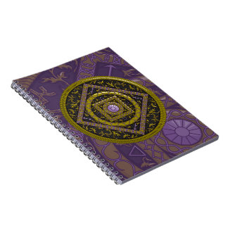 Sagittarius Mandala Notebook Anteckningsbok