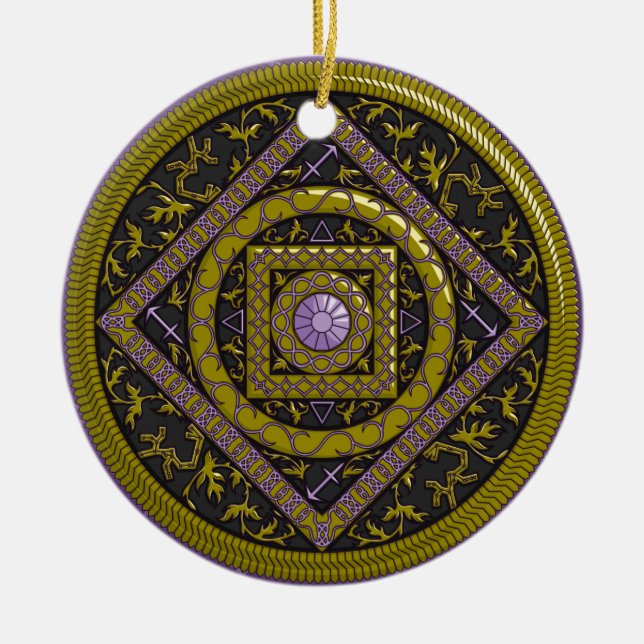 Sagittarius Mandala Ornament (Framsidan)