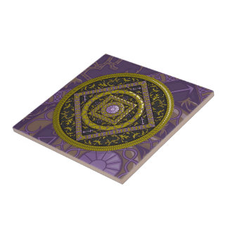 Sagittarius Mandala Tile Kakelplatta