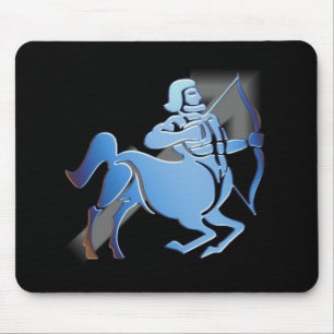 Sagittarius - märkes- Zodiac Mousepad Musmatta