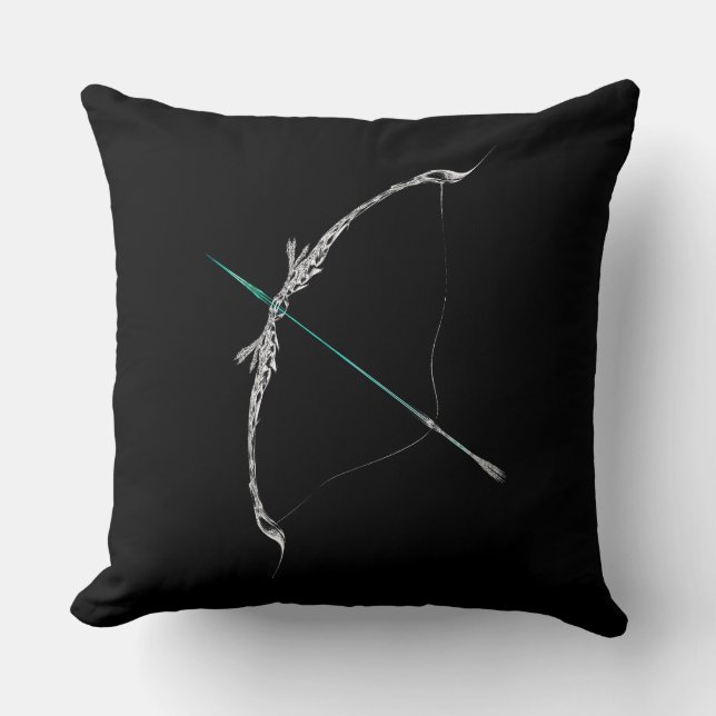 Sagittarius – Minimalist Zodiac Decorative Pillow Kudde (Framsida)