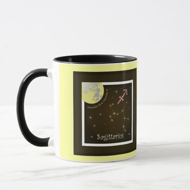 Sagittarius November 23 to December 21 Tasse Mugg (Vänster)