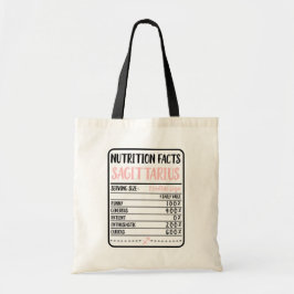 Sagittarius Nutrition Facts/ Roligt Novelty Zodiac Tygkasse