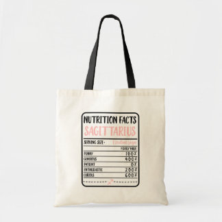 Sagittarius Nutrition Facts/ Roligt Novelty Zodiac Tygkasse