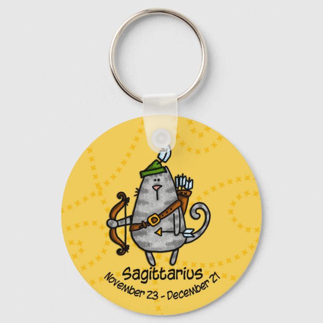 sagittarius-nyckelkedja nyckelring (Framsida)