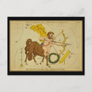 Sagittarius och Corona Australis, etc. Vykort