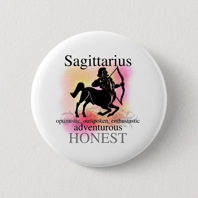 Sagittarius om dig knapp (Framsida)