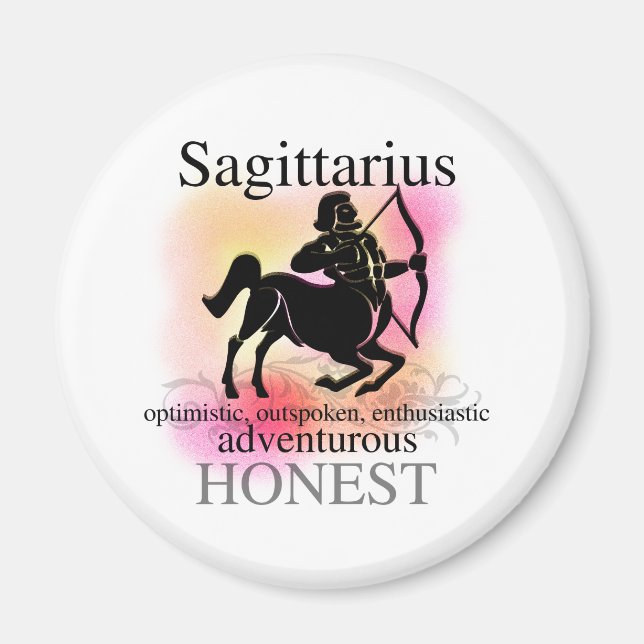 Sagittarius om dig magnet (Framsidan)
