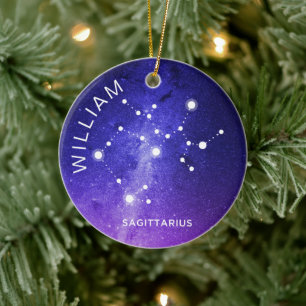 Sagittarius Ornament Personlig Zodiac Gift
