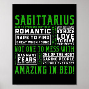 Sagittarius Personlighet Citat Astrologi Roligt Poster