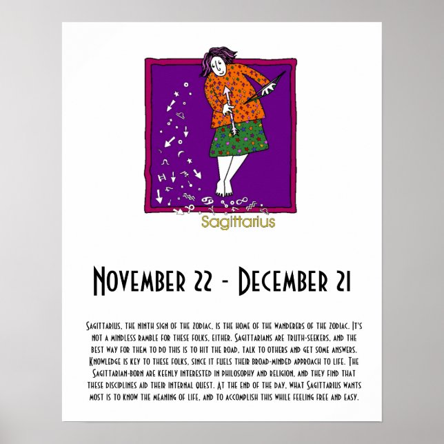 Sagittarius Poster (Framsidan)