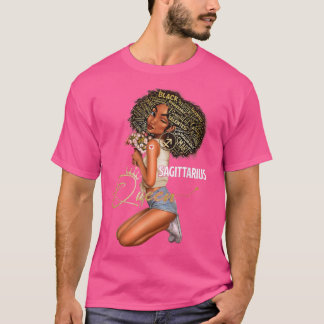 Sagittarius Queen Sweet as Candy Birthday for Blac T Shirt