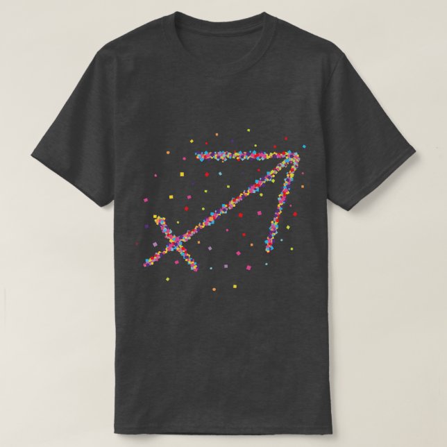 Sagittarius Sagitarius Zodiac ASTRO 1 T Shirt (Design framsida)