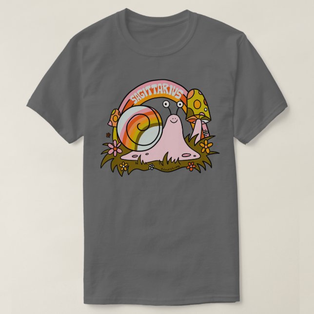 Sagittarius Snigel T Shirt (Design framsida)