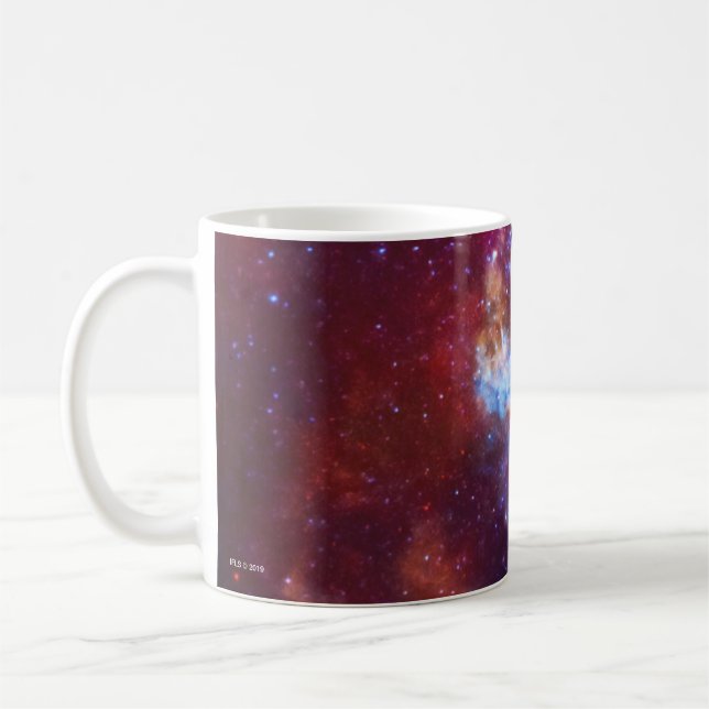 Sagittarius som en Milky galax avbildar långt Kaffemugg (Vänster)