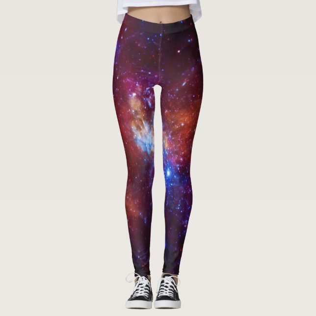 Sagittarius som en Milky galax avbildar långt Leggings (Framsida)