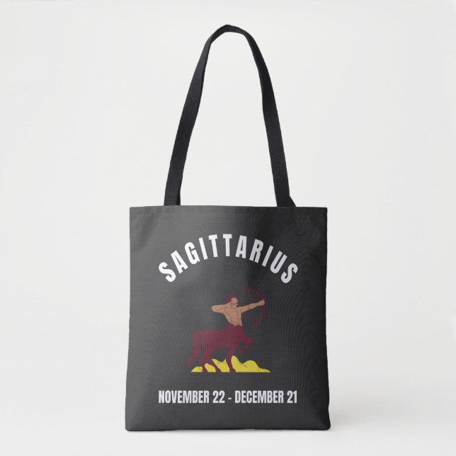 Sagittarius stjärntecken tygkasse (Framsida)