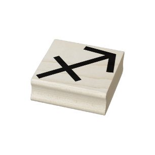 sagittarius symbol art frimärke stämpel