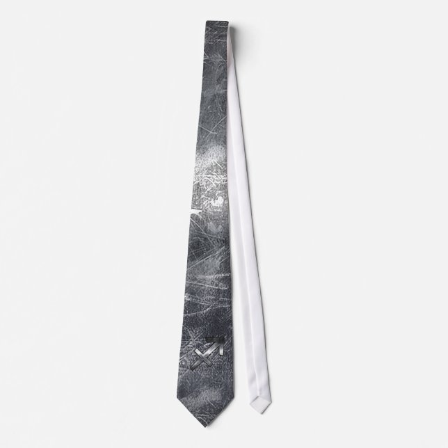 Sagittarius Symbol Grunge Distress Steel Stil Slips (Framsida)