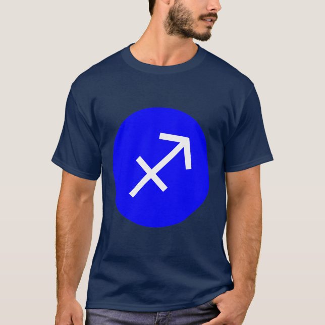Sagittarius Symbol T Shirt (Framsida)