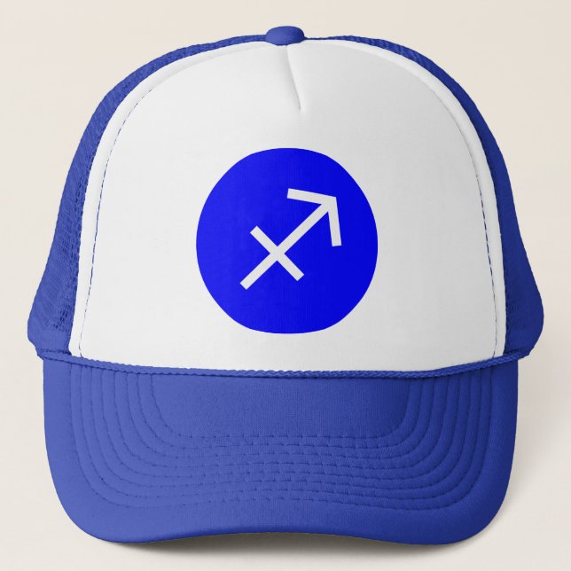 Sagittarius Symbol Truckerkeps (Framsida)