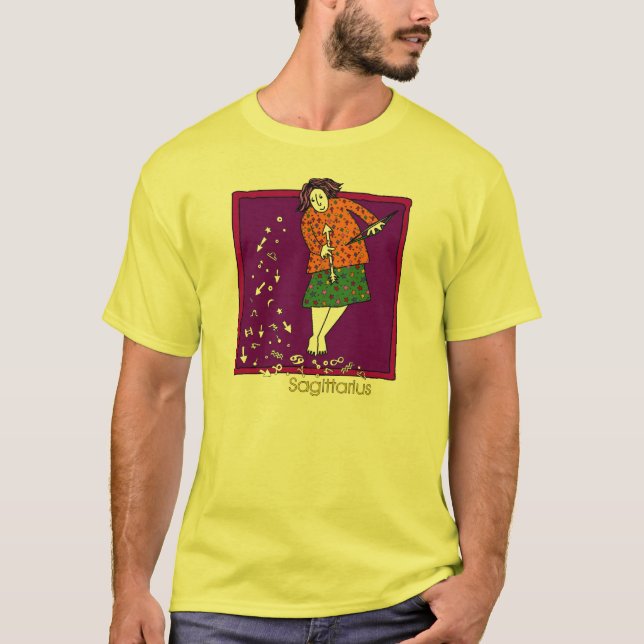 Sagittarius T Shirt (Framsida)