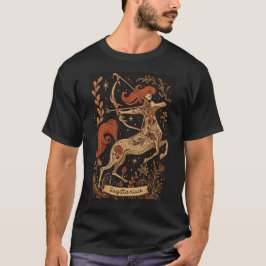 Sagittarius - T-Shirt Celestial Zodiac Art