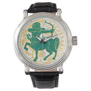 Sagittarius-tecken på Zodiac Armbandsur